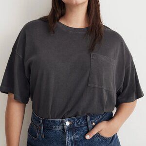 Madewell Garment-Dyed Oversized Pocket Tee